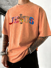Load image into Gallery viewer, Jesus Saves Vintage Washed Cotton Tshirt
