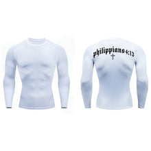 Load image into Gallery viewer, Philippians 4:13 Fit Training Shirt (Short Sleeve and Long Sleeve Available)
