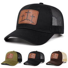 Load image into Gallery viewer, Three Cross Trucker Snapback
