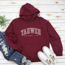 Load image into Gallery viewer, Yahweh, The Great I Am Cotton Hoodie
