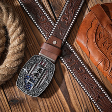Load image into Gallery viewer, Civil Union 250th Remnant Anniversary Cowboy Cross Belt With Buckle
