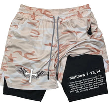 Load image into Gallery viewer, Matthew 7:13 Chosen Athletic Shorts
