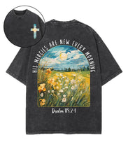 Load image into Gallery viewer, Psalm 118:2 His Mercies Pasture Cotton Tshirt
