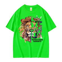 Load image into Gallery viewer, Zechariah 9:9 Return Of Yeshua, The King Of Judah Tshirt
