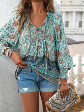 Load image into Gallery viewer, Daisy&#39;s Morning Prairie Ruffle Sleeve Top
