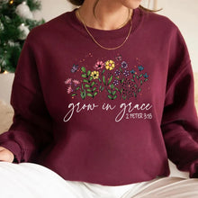Load image into Gallery viewer, Grace Garden 2 Peter 3:18 Sweatshirt
