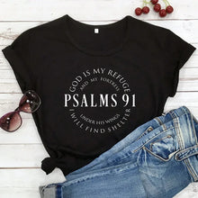 Load image into Gallery viewer, God is My Refuge Tshirt
