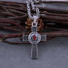 Load image into Gallery viewer, Full Armor Stainless Shield Cross Chain With Storage Box
