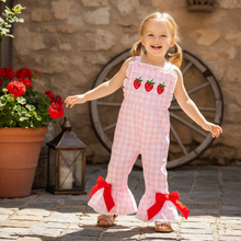 Load image into Gallery viewer, Strawberry Shortcake Spring Garden Harvest Romper
