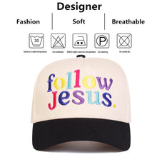 Load image into Gallery viewer, Follow Jesus Crayon Snapback
