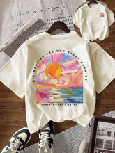 Load image into Gallery viewer, Lamentations 3:22 New Mercies Sunrise Cotton Tshirt
