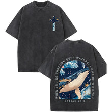 Load image into Gallery viewer, Isaiah 43:2 Deep Waters Cotton Tshirt

