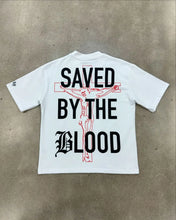 Load image into Gallery viewer, Saved By The Blood Premium Cotton Tshirt
