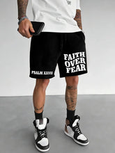 Load image into Gallery viewer, Faith Over Fear Cotton Casual Shorts

