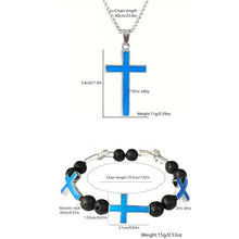 Load image into Gallery viewer, Be The Light Glow-In-The-Dark Bracelet And Chain
