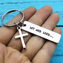 Load image into Gallery viewer, Follow His Steps Stainless Steel Keychain
