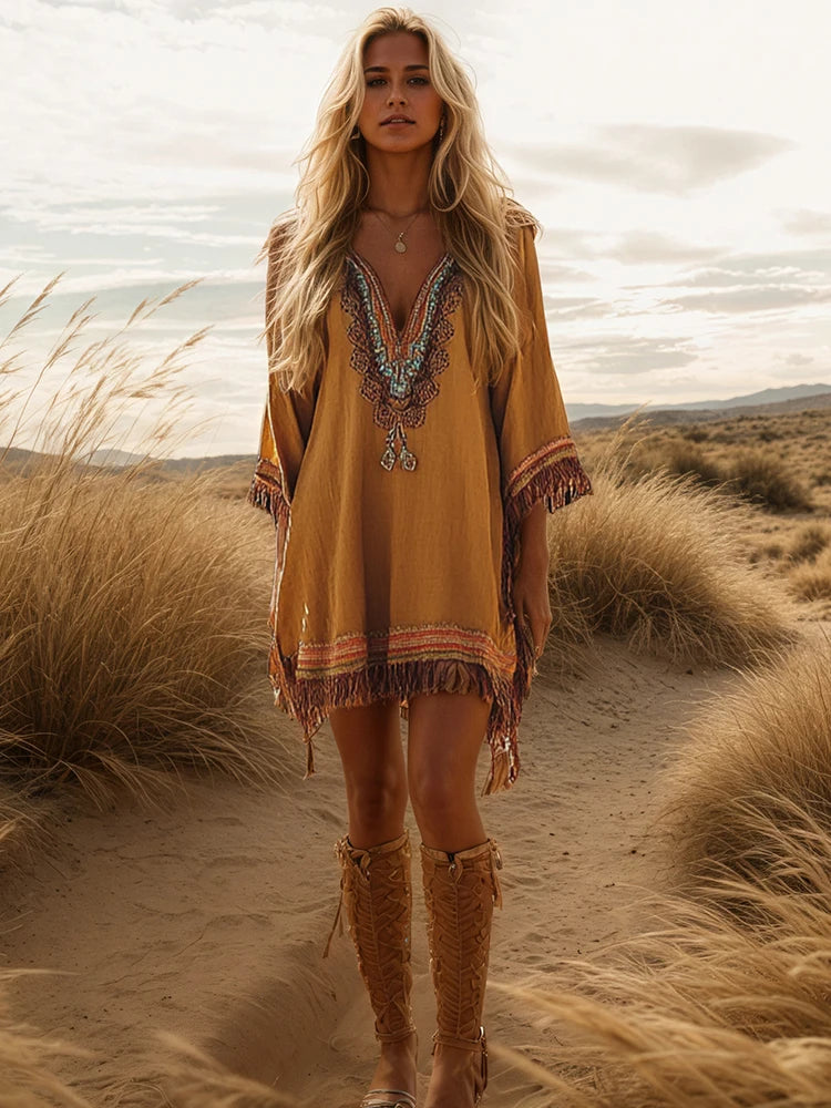 Chosen Tribe Tassel Dress