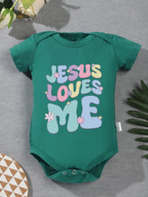 Load image into Gallery viewer, Jesus Loves Me Newborn Bloom Onesie
