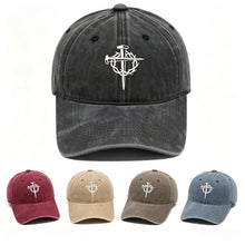 Load image into Gallery viewer, Crown and Cross Adjustable Cap
