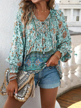 Load image into Gallery viewer, Daisy&#39;s Morning Prairie Ruffle Sleeve Top

