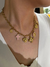 Load image into Gallery viewer, Stainless Steel Cross Heart Choker
