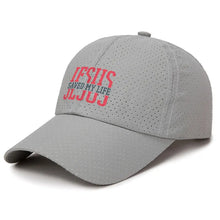 Load image into Gallery viewer, Jesus Saved My Life Adjustable Sports Cap
