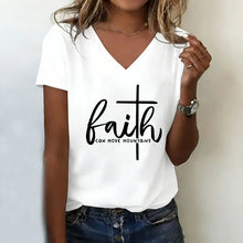 Load image into Gallery viewer, Faith Can Move Mountains Fashion Tshirt
