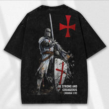 Load image into Gallery viewer, Joshua 1:19 Full Armor Premium Cotton Tshirt
