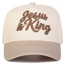 Load image into Gallery viewer, Jesus Is King Premium Snapback
