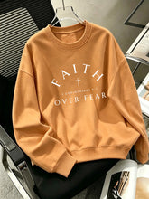 Load image into Gallery viewer, Faith Over Fear Light Fleece Cotton Sweatshirt
