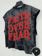 Load image into Gallery viewer, Faith Over Fear Crop Tank
