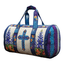 Load image into Gallery viewer, Spring Fields Cross Quilt Travel Duffle
