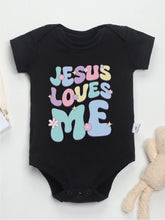 Load image into Gallery viewer, Jesus Loves Me Newborn Bloom Onesie
