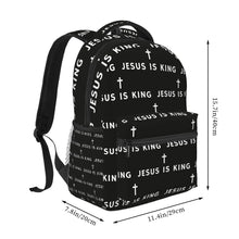 Load image into Gallery viewer, Jesus Is King Backpack
