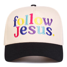 Load image into Gallery viewer, Follow Jesus Crayon Snapback
