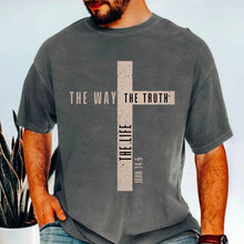 Load image into Gallery viewer, Way, Truth, Life Premium Cotton Tshirt

