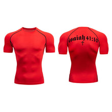 Load image into Gallery viewer, Isaiah 41:10 Fit Training Shirt (Short Sleeve and Long Sleeve Available)
