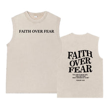 Load image into Gallery viewer, Psalm 118:6 Faith Over Fear Premium Cotton Tank
