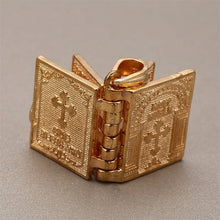 Load image into Gallery viewer, 18K Gold Plated Holy Bible Lord's Prayer Necklace
