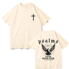 Load image into Gallery viewer, Psalms XXIII Faith Over Fear Cotton Tshirt
