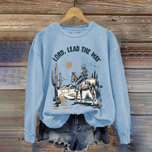 Load image into Gallery viewer, Glory, Path To Righteousness Cowgirl Sweatshirt
