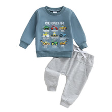 Load image into Gallery viewer, God Says I Am Chosen Toddler Boys Sweatsuit Play Set (Sweatshirt and Pants)
