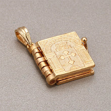 Load image into Gallery viewer, 18K Gold Plated Holy Bible Lord's Prayer Necklace
