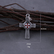 Load image into Gallery viewer, Full Armor Stainless Shield Cross Chain With Storage Box
