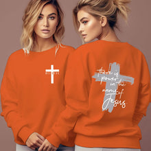 Load image into Gallery viewer, Believe In Power In The Name Of Yeshua Sweatshirt
