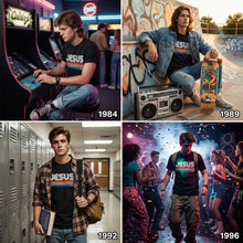 Load image into Gallery viewer, Jesus Retro King Cotton Tshirt
