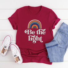 Load image into Gallery viewer, Rainbow Covenant Be the Light Tshirt
