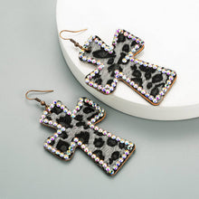 Load image into Gallery viewer, Cowgirl Dangle Cross Fashion Earrings
