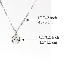 Load image into Gallery viewer, Matthew 17:20 Mustard Seed Faith Stainless Steel Necklace with Verse Card
