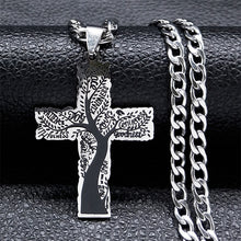 Load image into Gallery viewer, Everlasting Tree of Truth-Life Stainless Steel Cross Chain
